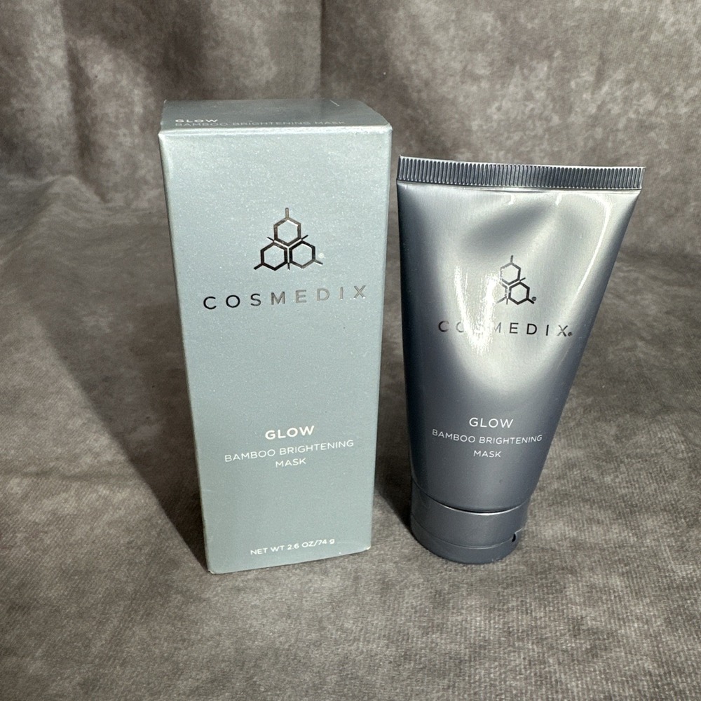 Cosmedix GLOW Bamboo Brightening Mask‎ 2.6 oz/74g Sealed In Box B7